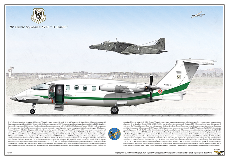 Squadron print P180 Avanti e Dornier DO228 – velivoli ad ala fissa AVES